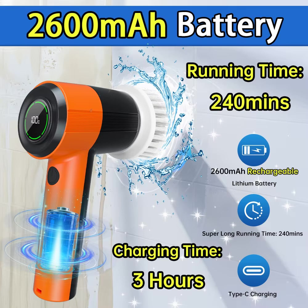 ELECTRIC SPIN SCRUBBER