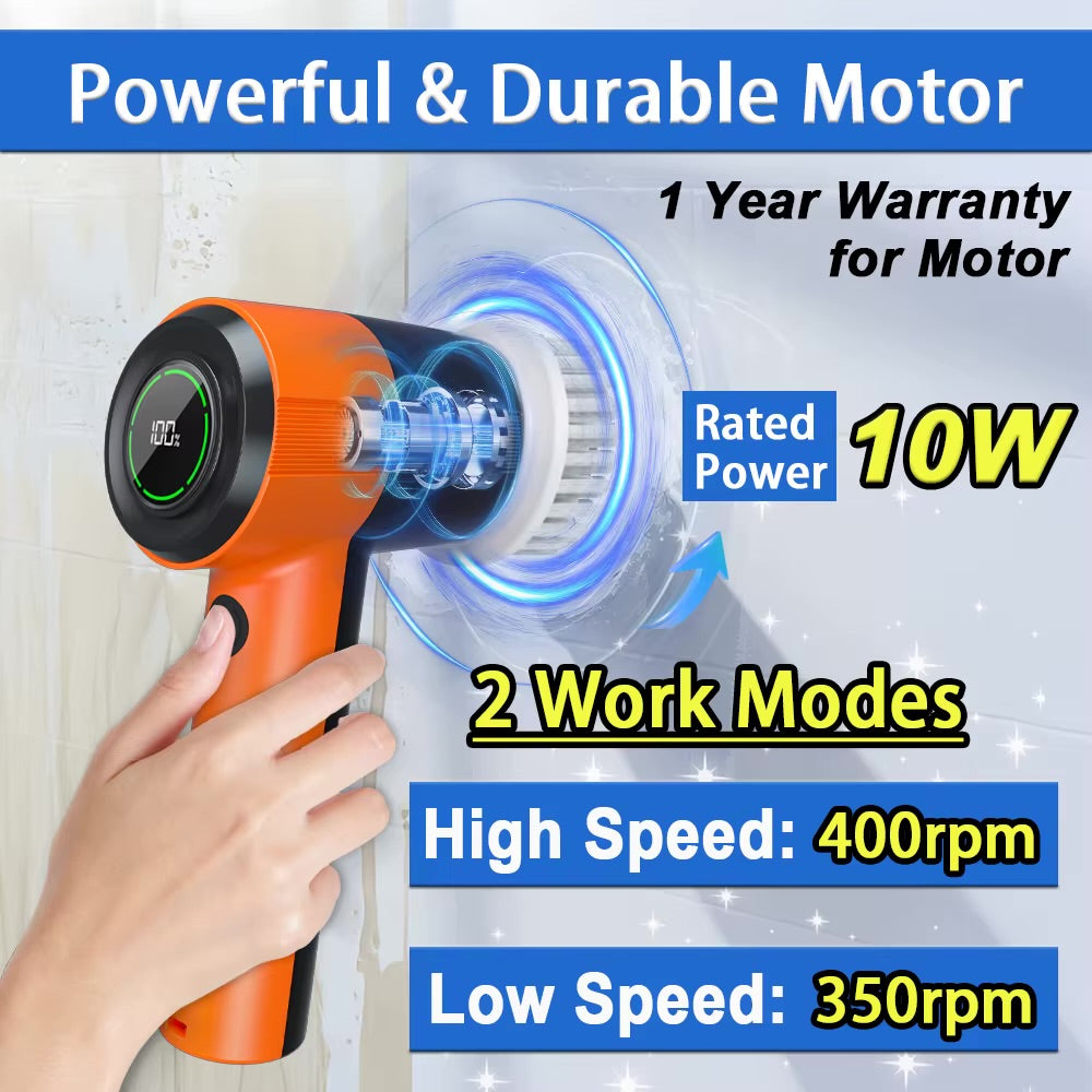 ELECTRIC SPIN SCRUBBER