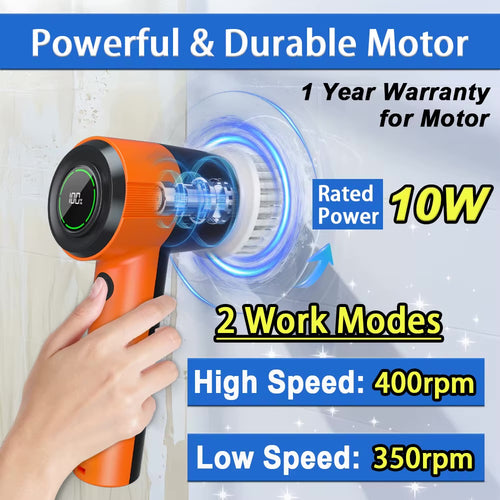ELECTRIC SPIN SCRUBBER